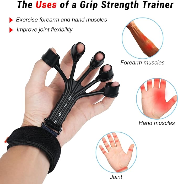 💪Finger Grip🤩LIBERA EL POTENCIAL DE LA FUERZA DE TU MANO CON NUESTRO FORTALECEDOR